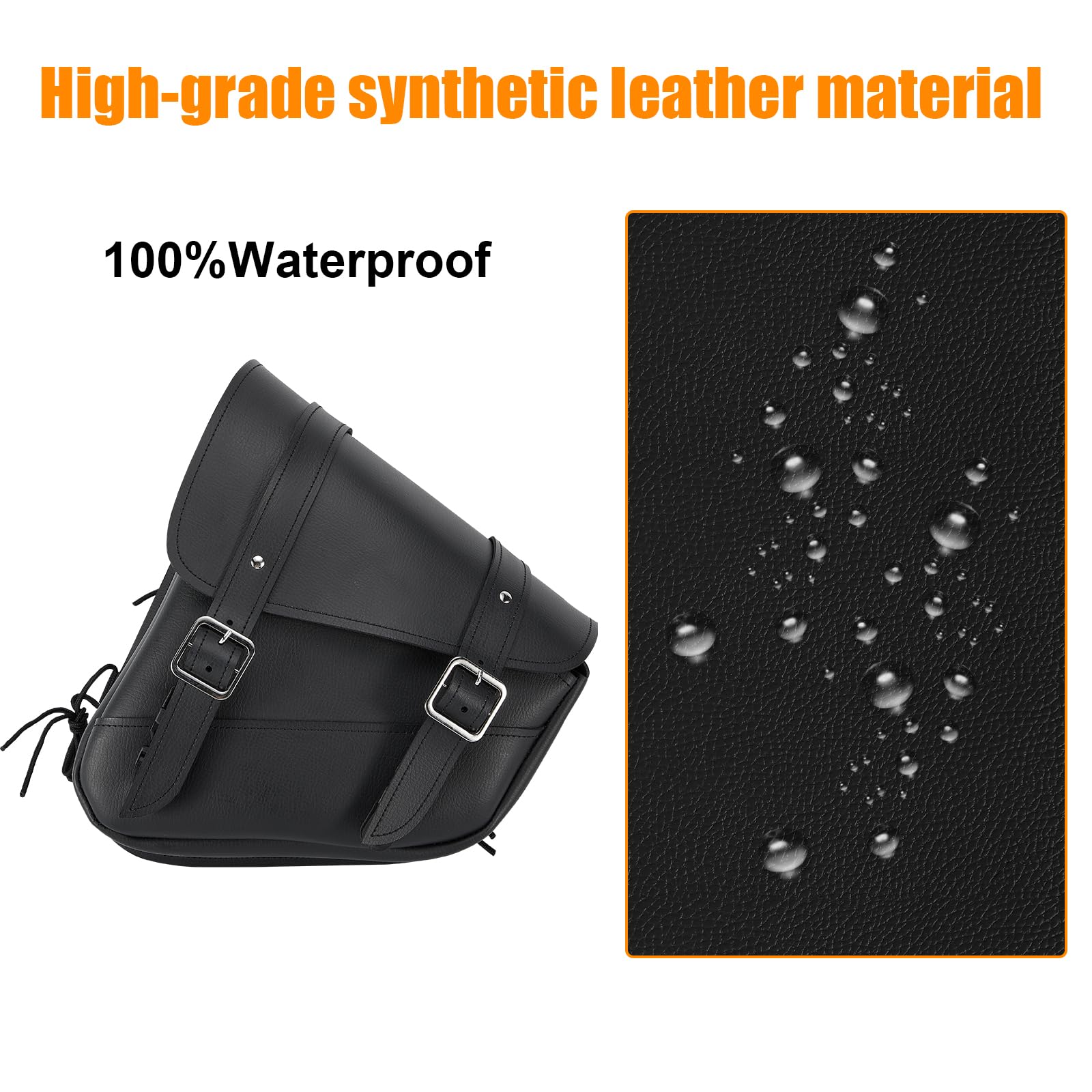 SOPHSUSTAINABLE LEATHER SINGLE RIDER’S L Amazon.com: RiderVibe Motorcycle Saddle Bags Synthetic